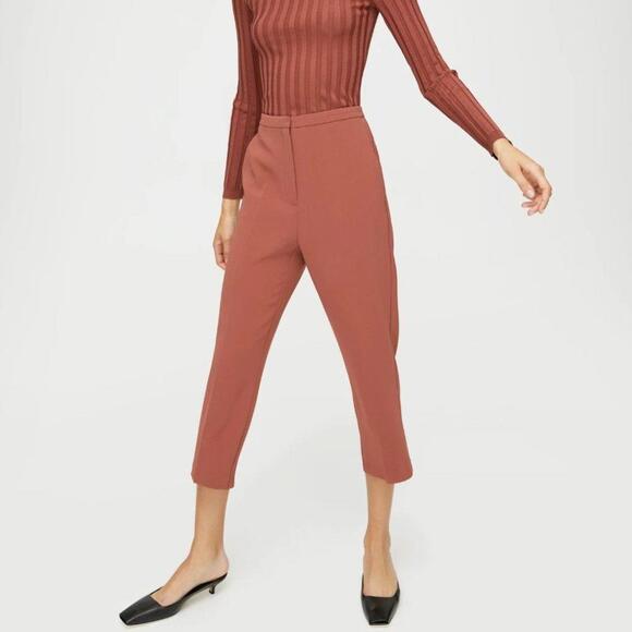 Aritzia Pants - Aritzia Babaton Topher  Pant Cropped high-rise trouser - 4